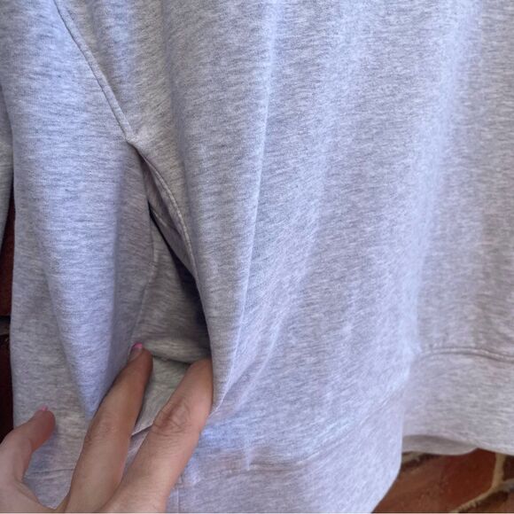 Lululemon sweatshirt Today is a Cheat Day Koala Pouch Pocket gray Cowl sz 4 - Picture 6 of 11